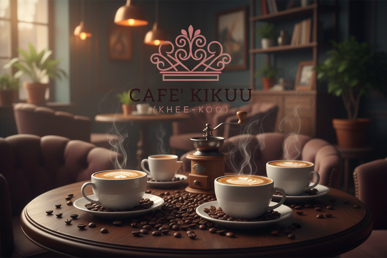 Cafe Kikuu Coffee Banner